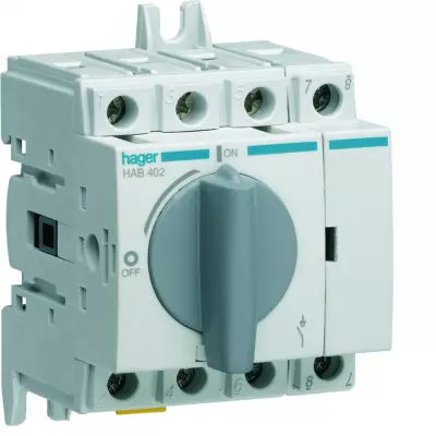 Inter coupure appar 4P 20A (HAB402)