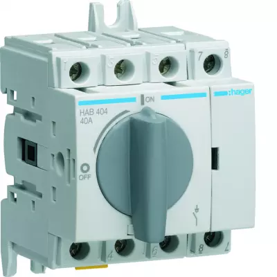 Inter coupure appar 4P 40A (HAB404)