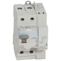 Inter diff DX³-ID - vis/auto - 2P - 230V~ - 63A - type A - 30mA -départ haut- 3M (411639)