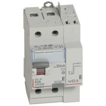 Inter diff DX³-ID - vis/auto - 2P - 230V~ - 63A -type AC - 30mA -départ haut- 3M (411633)