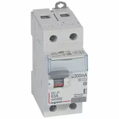 Inter diff DX�-ID - vis/vis - 2P- 230V~-100A-typeAC - 300mA s�lect-d�part bas-2M (411543)