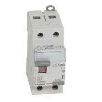 Inter diff DX³-ID - vis/vis - 2P- 230V~-25A - type AC - 300mA - départ bas - 2M (411524)