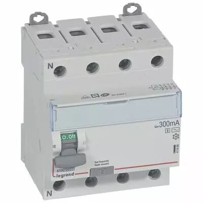 Inter diff DX�-ID - vis/vis -4P- 400V~-40A -type AC -300mA s�lect-d�part bas- 4M (411668)