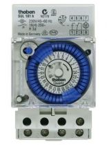 INTER HORAIRE MECANIQUE 24V UC AVEC RESERVE DE MARCHE 1 NO+1NF SUL 181 H (1814008)