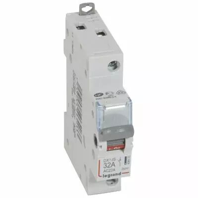 Inter-sectionneur de t�te DX�-IS - vis/vis - 1P - 250 V~ - 32 A - 1 M (406403)