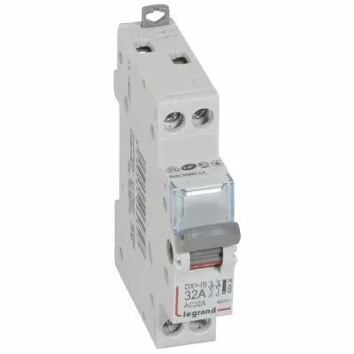 Inter-sectionneur de t�te DX�-IS - vis/vis - 2P - 400 V~ - 32 A - 1 M (406434)