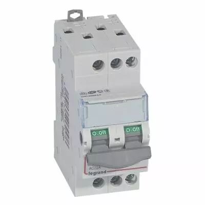 Inter-sectionneur de t�te DX�-IS - vis/vis - 3P - 400 V~ - 20 A - 2 M (406457)
