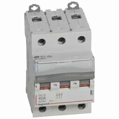 Inter-sectionneur de t�te DX�-IS - vis/vis - 3P - 400 V~ - 40 A - 3 M (406460)