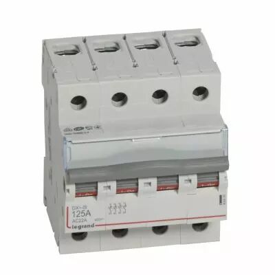 Inter-sectionneur de t�te DX�-IS - vis/vis - 4P - 400 V~ - 125 A - 4 M (406490)