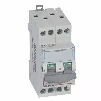 Inter-sectionneur de t�te DX�-IS - vis/vis - 4P - 400 V~ - 20 A - 2 M (406477)