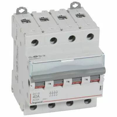 Inter-sectionneur de t�te DX�-IS - vis/vis - 4P - 400 V~ - 40 A - 4 M (406480)