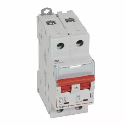 Inter-sectionneur de t�te DX�-IS -vis/vis- � d�clenchement - 2P -400 V~- 63A -2M (406528)