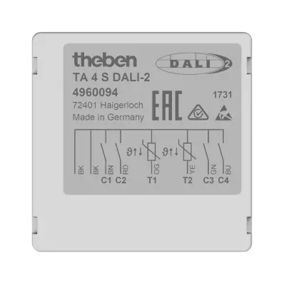 Interface bouton-poussoir DALI � 4 voies (4960094)