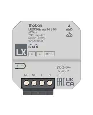 Interface radio 4 canaux pour boutons poussoirs (4800614)