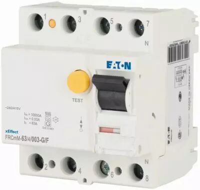 Interrup. diff. �lectroniques (RCCB) FRCMM, 40A, 2P, 30mA, 10kA, G/F-type (187367)