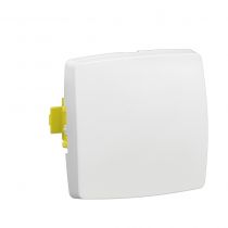 Interrupteur 10AX bipolaire Appareillage Saillie composable avec bornes automatiques - blanc (086103L)