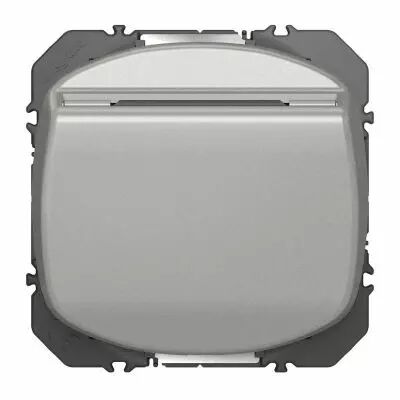 Interrupteur � badge dooxie 10AX 250V~ finition alu (600133)