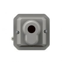 Interrupteur à clé Ronis 3 positions Plexo composable gris (069534L)