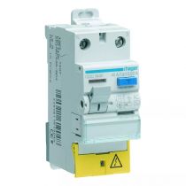 interrupteur différentiel 1p+n 40a 30ma type ac à bornes décalées (cdc140f)