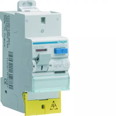 Interrupteur diff�rentiel 2P 25A 30mA type AC � bornes d�cal�es SanVis (CDS722F)