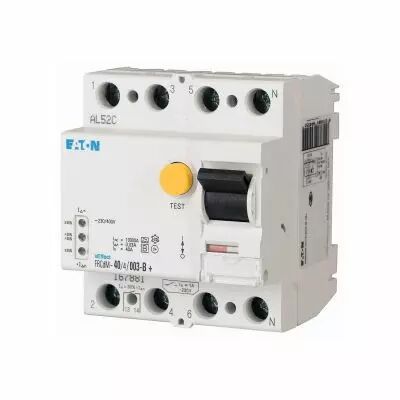 Interrupteur diff�rentiel �lectronique, sensible � tous les courants, 40A, 4p, 30mA, type G/B (167893)