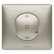 Interrupteur filaire connecté pour volet roulant Céliane with Netatmo - titane (067776)