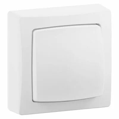 Interrupteur ou va-et-vient bipolaire ou permutateur Saillie Composable - Blanc (086118L)