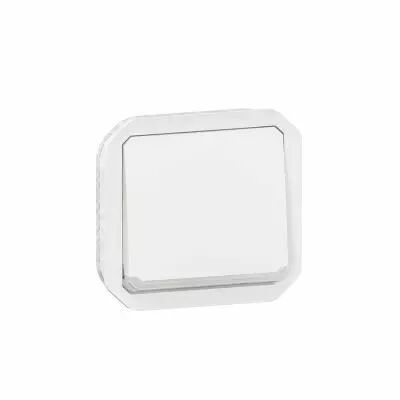 Interrupteur ou va-et-vient t�moin 10AX 250V Plexo composable blanc (069612L)