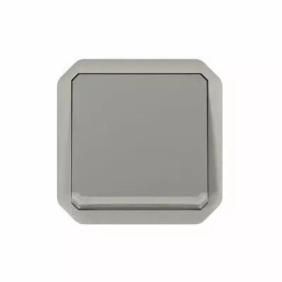 Interrupteur ou va-et-vient t�moin 10AX 250V Plexo composable gris (069512L)