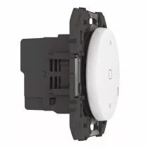 interrupteur pour volet roulant connect&eacute; dooxie with netatmo sans plaque blanc (600086a)