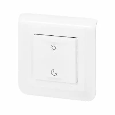 Interrupteur SCENE LEVER/COUCHER Mosaic blanc sans fil sans pile (077057L)