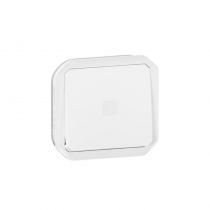 Interrupteur temporisé lumineux Plexo composable blanc (069604L)