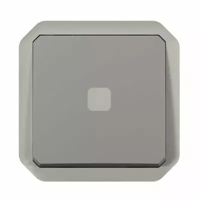 Interrupteur temporis� lumineux Plexo composable gris (069496L)