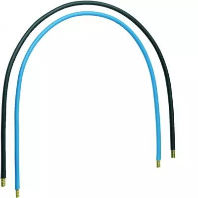 Jeu 2 conduct. 16mm� bleu+noir 450mm (KC416)