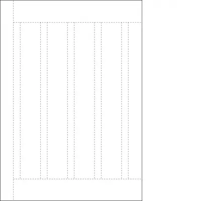 Jeu de 10 feuilles de rep�rage A4 pr�-d�coup�es pour Gamma 13 et 18 (GZ31A)