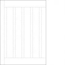 Jeu de 10 feuilles de repérage A4 pré-découpées pour Gamma 13 et 18 (GZ31A)