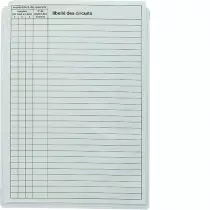 Jeu de 10 pochettes à plan A5 (GZ06A)