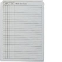 Jeu de 10 pochettes à plan A5 (GZ06A)
