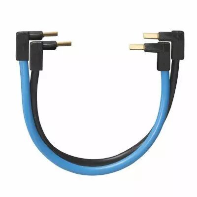 Jeu de 2 cordons de repiquage appareils bornes � vis 1 cordon phase et 1 cordon neutre - section 10mm� - longueur 270mm (404903)
