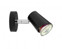 JUDY 01-Spot sur patère GU10, orient., a/lpe LED 5,5W 3000K 410lm dimmable incl. (4159)