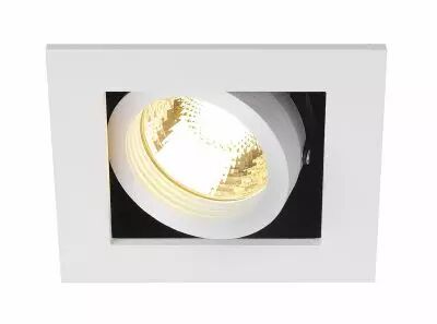 KADUX, encastr� de plafond int�rieur, simple, blanc mat, GU10/QPAR51, 50W max (115511)
