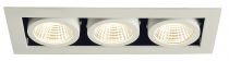 KADUX, encastré de plafond intérieur, triple, blanc mat, LED, 20W, 3000K, variable Triac (115721)