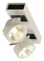 KALU, applique et plafonnier intérieur, double, blanc/noir, LED, 31W, 3000K, variable Triac (1000130)