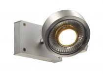 KALU, applique et plafonnier intérieur, simple, alu brossé, GU10/QPAR111, 75W max (147306)