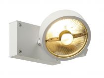 KALU, applique et plafonnier intérieur, simple, blanc mat, GU10/QPAR111, 75W max (147301)