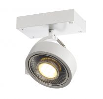KALU, applique et plafonnier intérieur, simple, blanc mat, GU10/QPAR111, 75W max (147301)