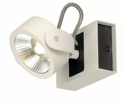 KALU, applique et plafonnier int�rieur, simple, blanc/noir, LED, 17W, 3000K, variable Triac (1000128)