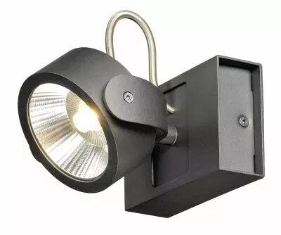 KALU, applique et plafonnier int�rieur, simple, noir, LED, 17W, 3000K, variable Triac (1000127)