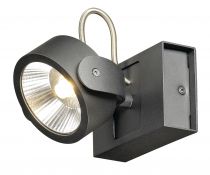 KALU, applique et plafonnier intérieur, simple, noir, LED, 17W, 3000K, variable Triac (1000127)