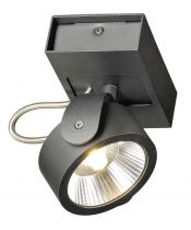 KALU, applique et plafonnier intérieur, simple, noir, LED, 17W, 3000K, variable Triac (1000127)